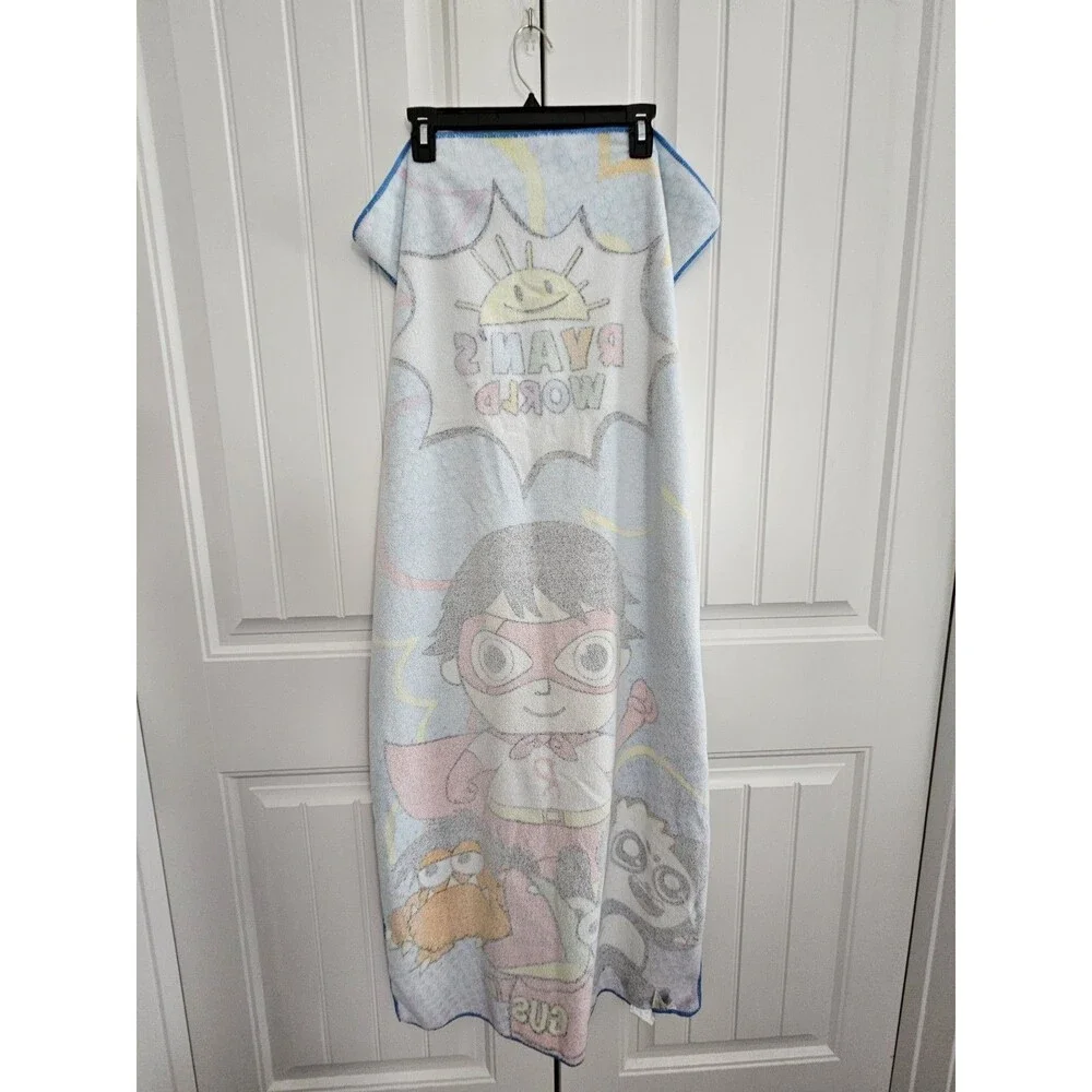 Ryan's World Bath / Beach Towel 23 X 50 Inches Moe Combo Panda Gus